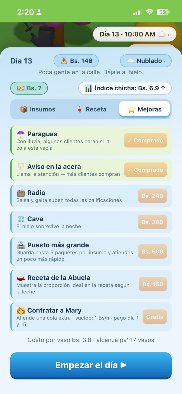 Mejoras